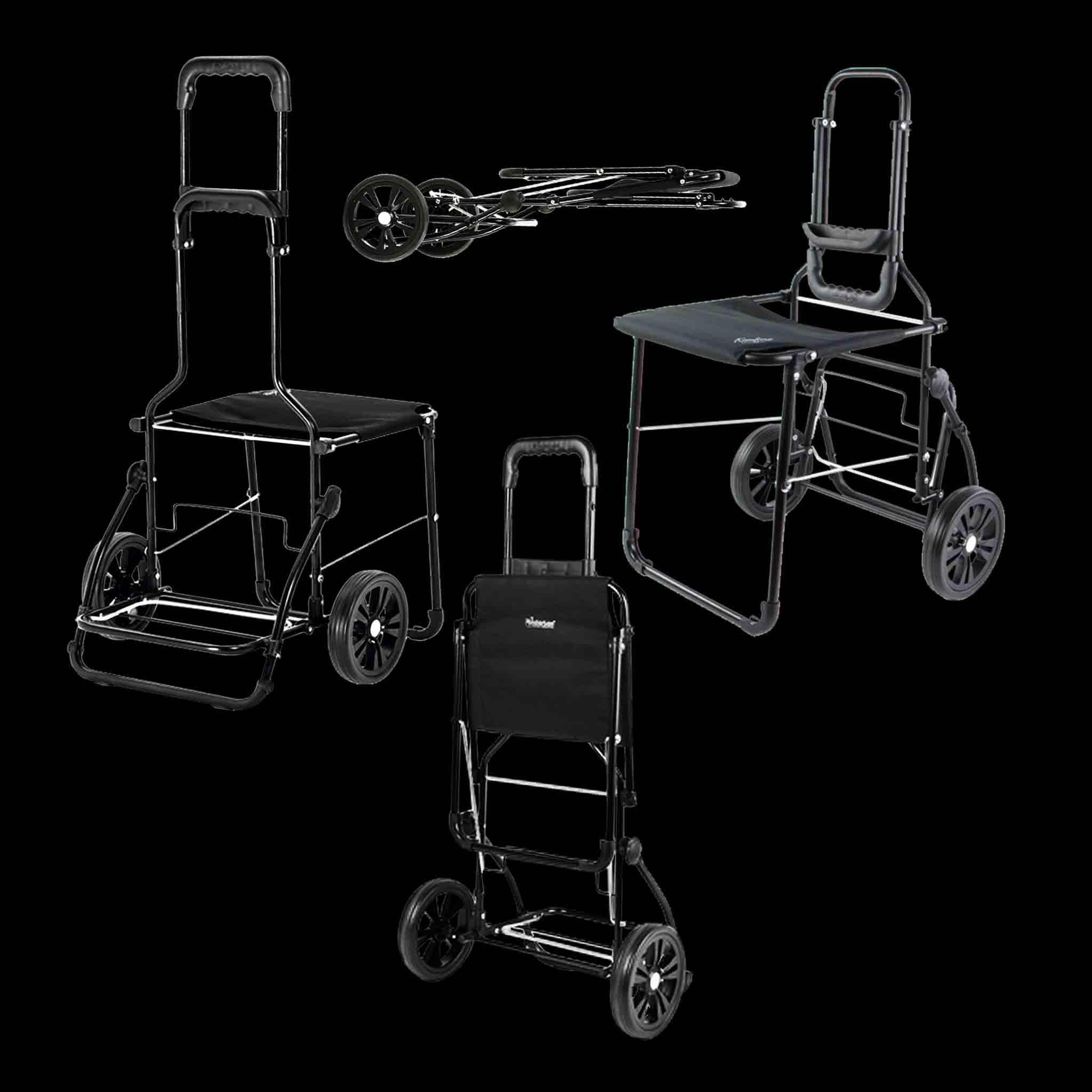 Das Komfort-Gestell mit Klappsitz & Ersatzteile